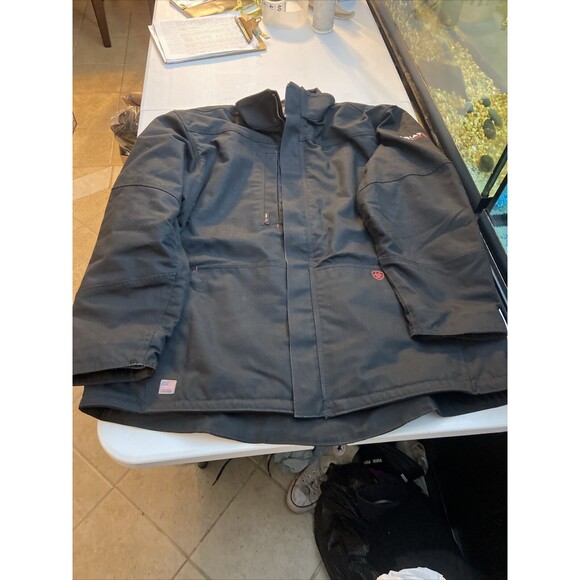 Ariat FR Jacket 2XL Tall Black Mens Cat 4 2112 Flame Resistant Mens - Picture 1 of 7